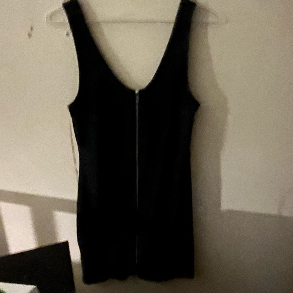 Black Zipper Dress